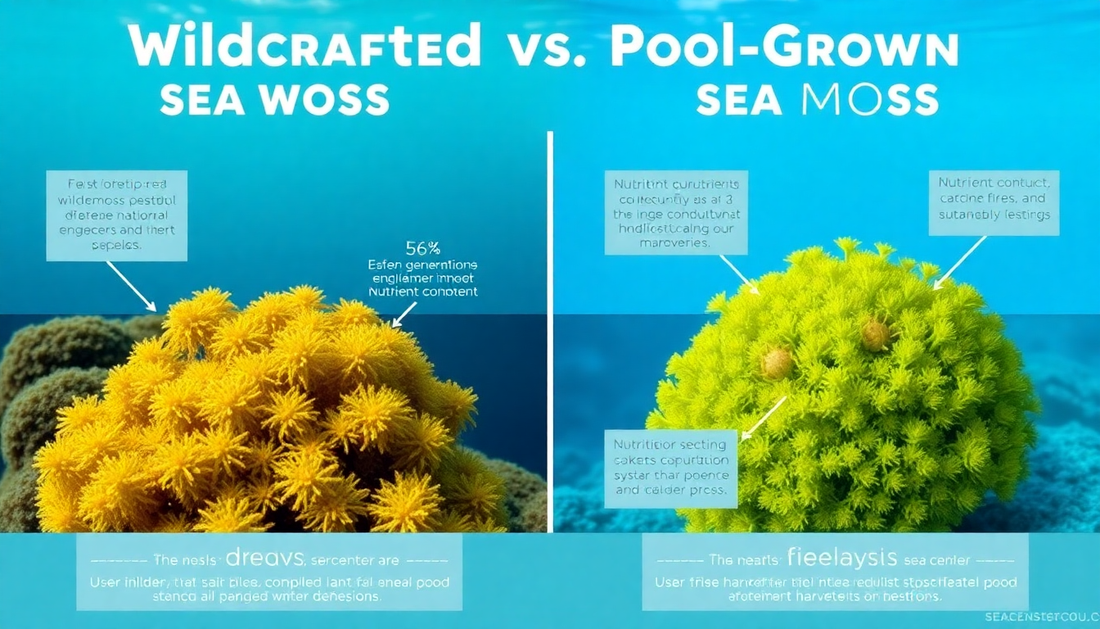 Unlocking the Power of Sea Moss: Wildcrafted vs. Pool-Grown