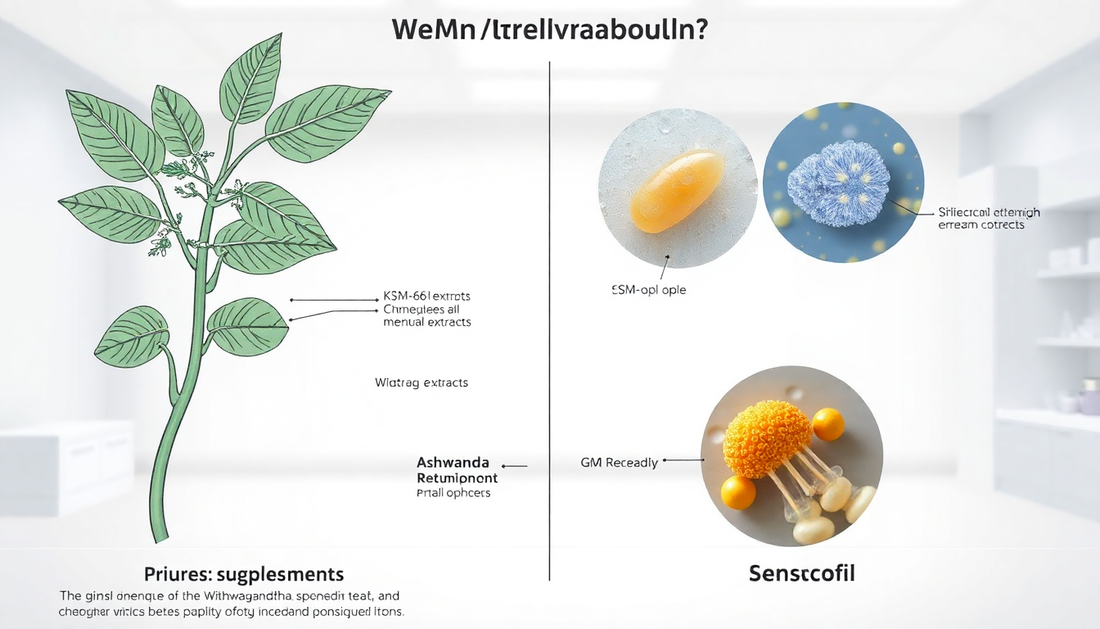 Ashwagandha KSM-66 vs Sensoril: Key Differences