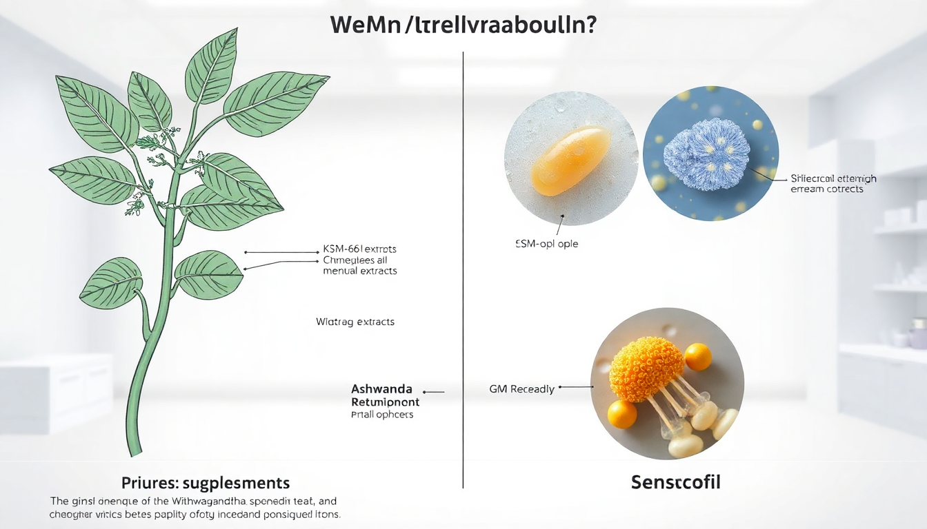 Ashwagandha KSM-66 vs Sensoril: Key Differences